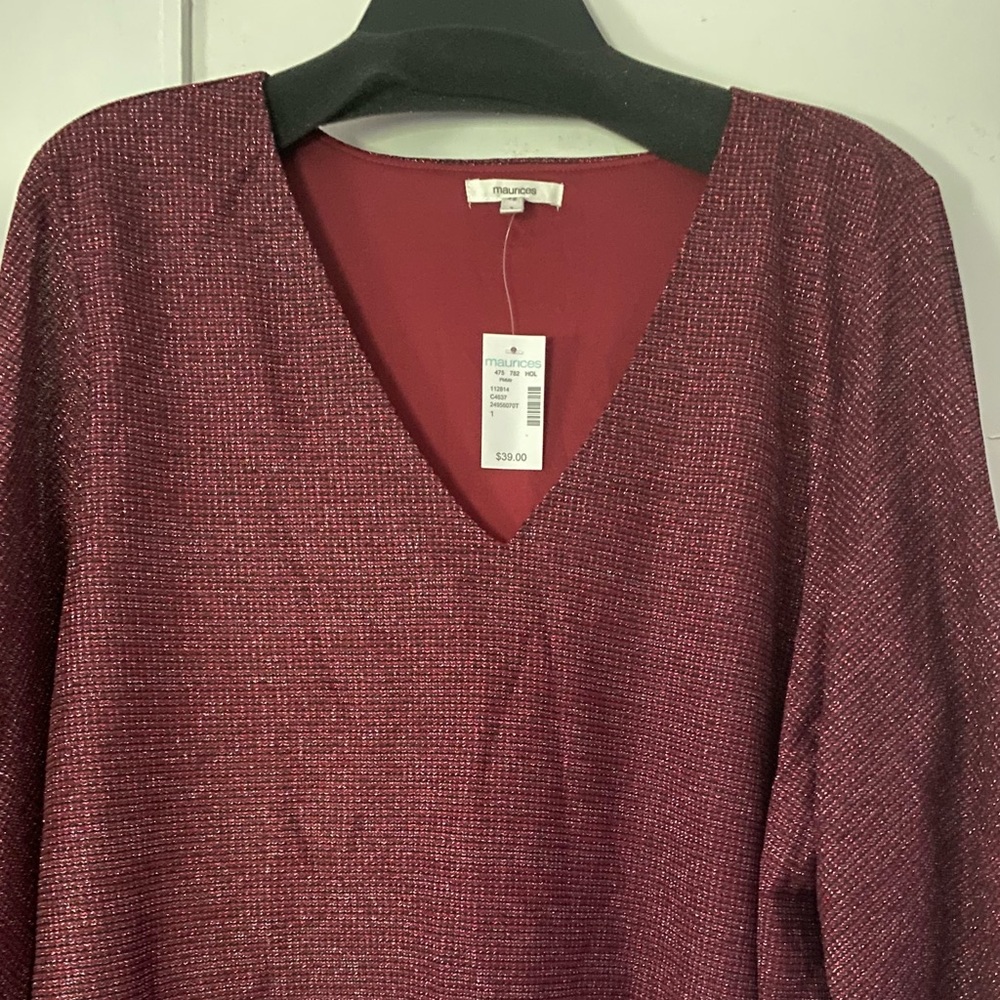 Maurice’s womens polyester top, size 1